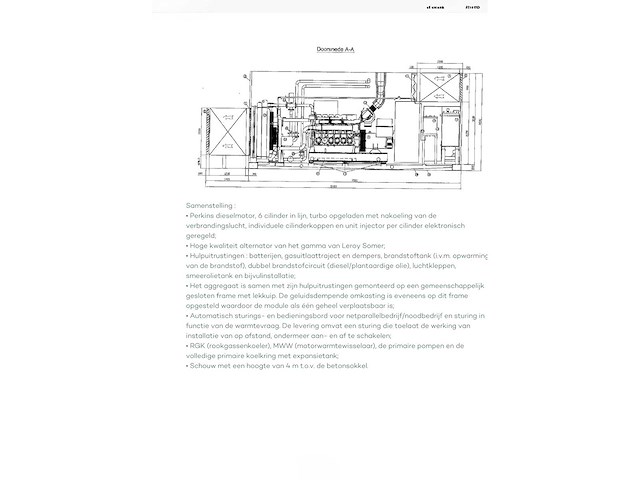 2008 perkins 4000 series warmtekrachtkoppeling - afbeelding 12 van  34