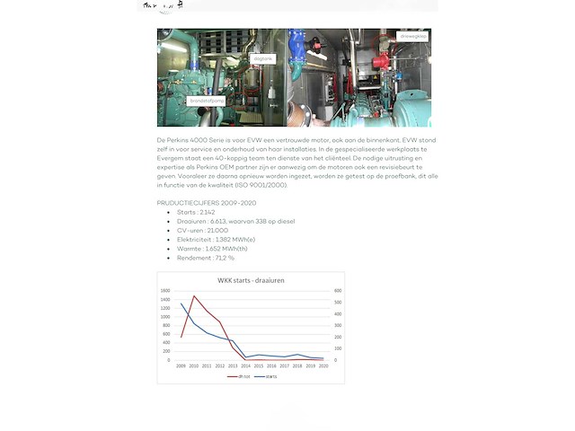 2008 perkins 4000 series warmtekrachtkoppeling - afbeelding 13 van  34
