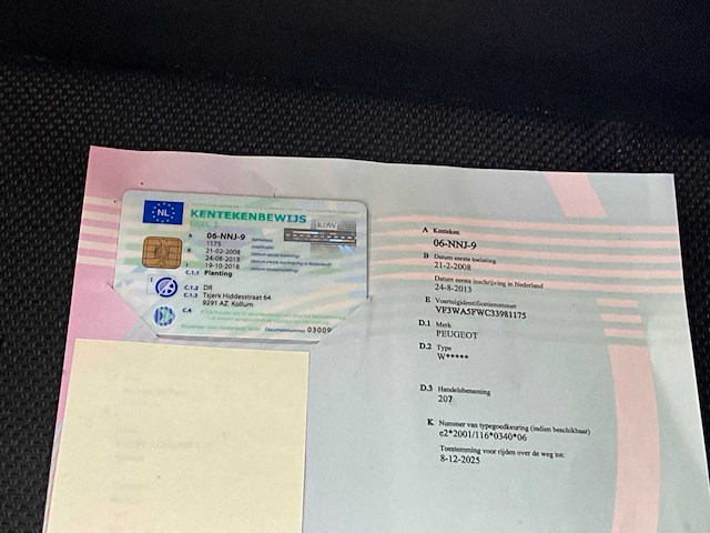 2008 peugeot 207 personenauto - afbeelding 13 van  20