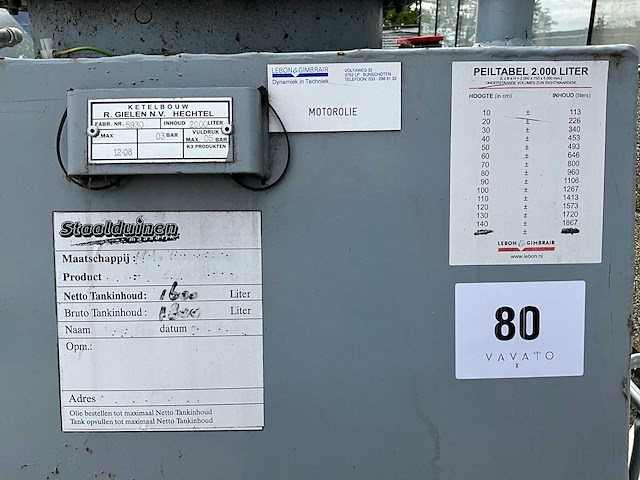 2008 r. gielen dubbelwandige opslagtank - afbeelding 5 van  17