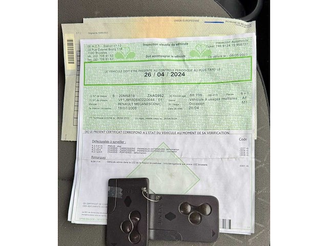 2008 renault meganescenic personenauto - afbeelding 13 van  22