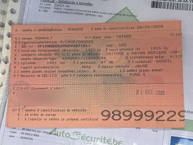 2008 renault twingo auto - afbeelding 2 van  12