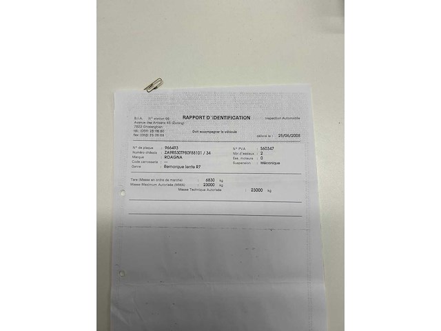 2008 roagna r 530 tp oplegger - afbeelding 13 van  21