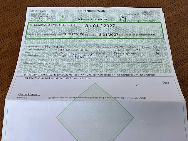 2008 skoda octavia personenauto - afbeelding 9 van  18