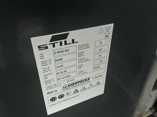 2008 still rx20-16 vorkheftruck - afbeelding 10 van  11