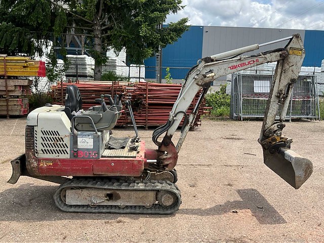 2008 takeuchi tb016 minigraafmachine - afbeelding 1 van  8