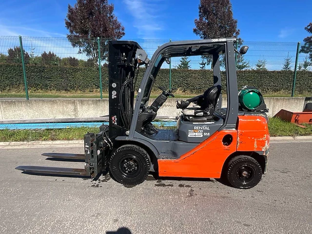 2008 toyota 02-8fgf25 vorkheftruck - afbeelding 12 van  28