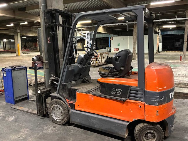 2008 toyota 7fbmf35 vorkheftruck - afbeelding 8 van  14