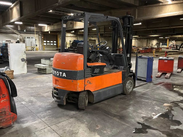 2008 toyota 7fbmf35 vorkheftruck - afbeelding 9 van  14