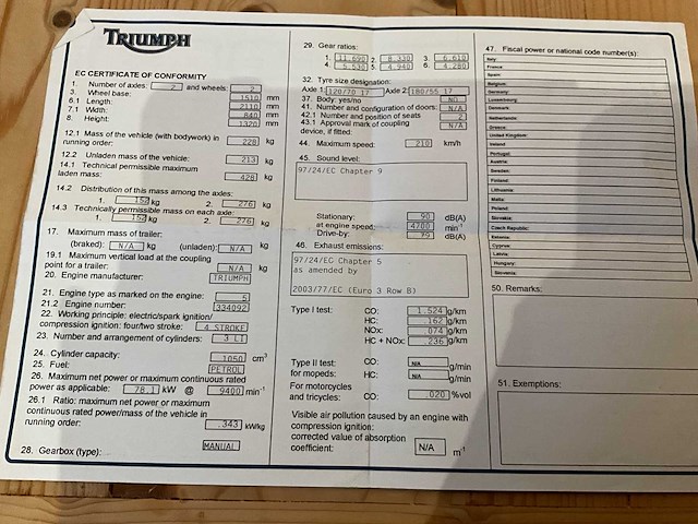 2008 triump tiger - afbeelding 14 van  21