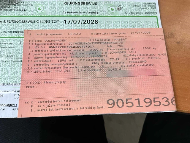 2008 volkswagen passat personenauto - afbeelding 18 van  29
