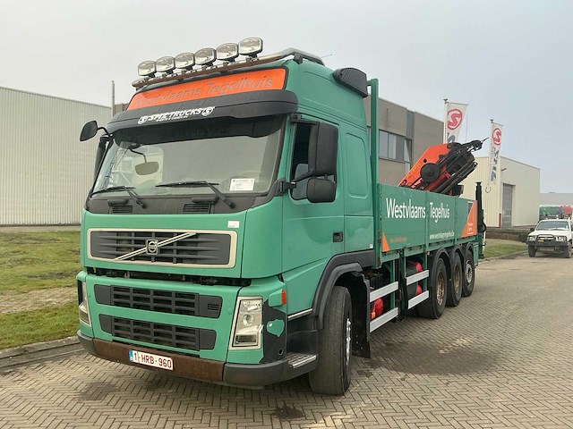 2008 volvo fm 440 vrachtwagen met laadkraan - afbeelding 1 van  35