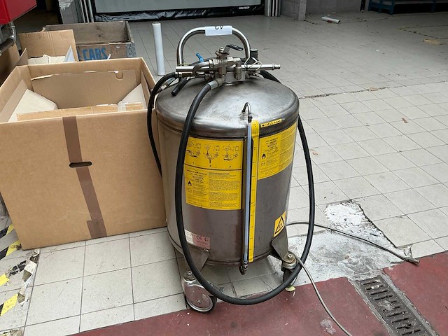 2008 wallmek l1050-e rvs brandstofafzuiger - afbeelding 1 van  8