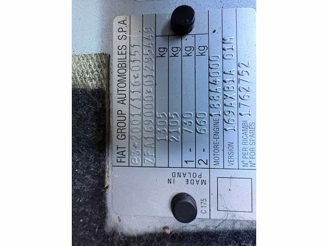 2009 - fiat - panda - 1.2 edizione cool - car - afbeelding 14 van  22