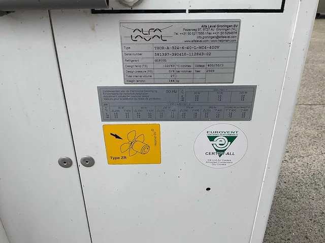 2009 alfa laval thor a koelcompressor (2x) - afbeelding 2 van  10