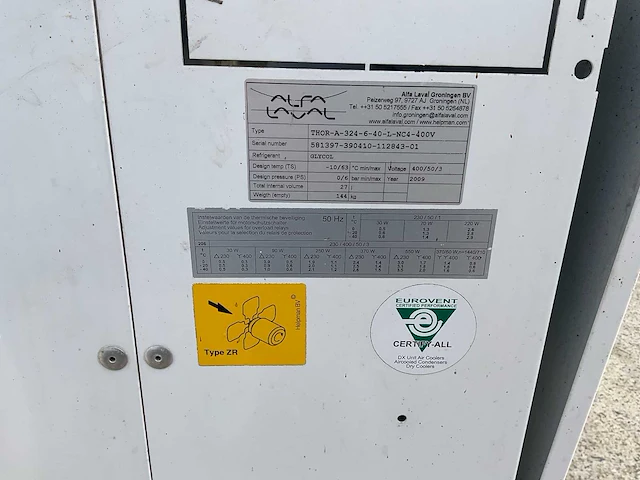 2009 alfa laval thor a koelcompressor (2x) - afbeelding 4 van  10