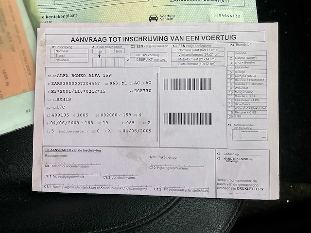 2009 alfa romeo alfa 159 - afbeelding 22 van  23