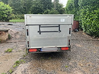 2009 anssems flatbed trailer met hoge zijkanten transporttrailer - afbeelding 2 van  8