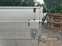 2009 anssems flatbed trailer met hoge zijkanten transporttrailer - afbeelding 4 van  8