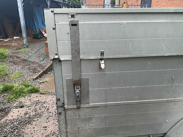 2009 anssems flatbed trailer met hoge zijkanten transporttrailer - afbeelding 5 van  8