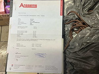 2009 anssems flatbed trailer met hoge zijkanten transporttrailer - afbeelding 8 van  8