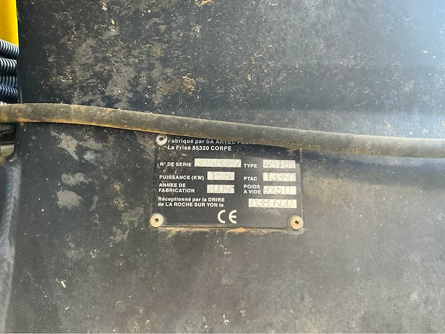 2009 artec blanchard f40 agrarische diverse zelfrijdende spuit - afbeelding 48 van  48