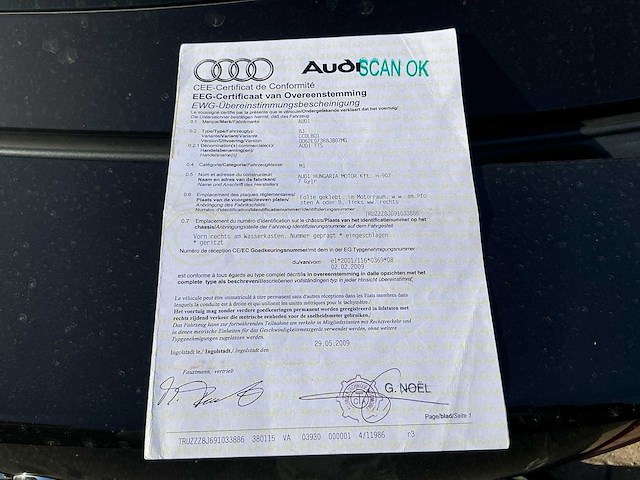 2009 audi tt 8j coupé - afbeelding 35 van  40