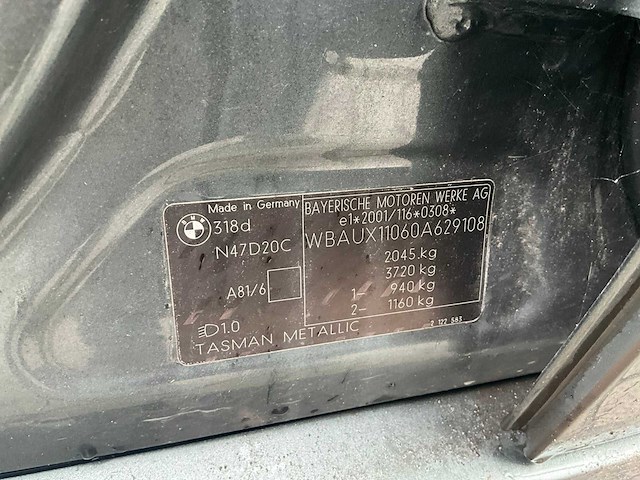 2009 bmw 318d touring - afbeelding 29 van  34