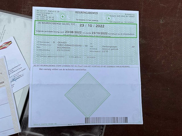 2009 böckmann ch-a aanhangwagen - afbeelding 11 van  23