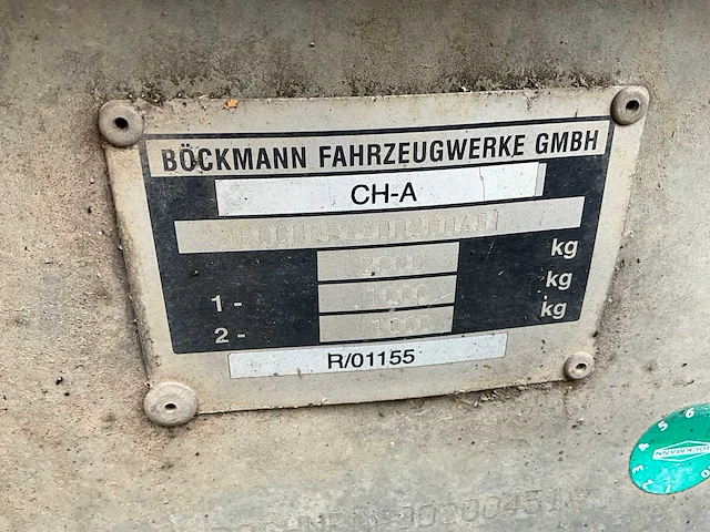 2009 böckmann ch-a aanhangwagen - afbeelding 5 van  23