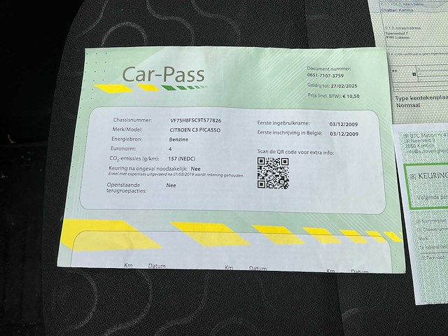 2009 citroën c3 picasso - afbeelding 8 van  22