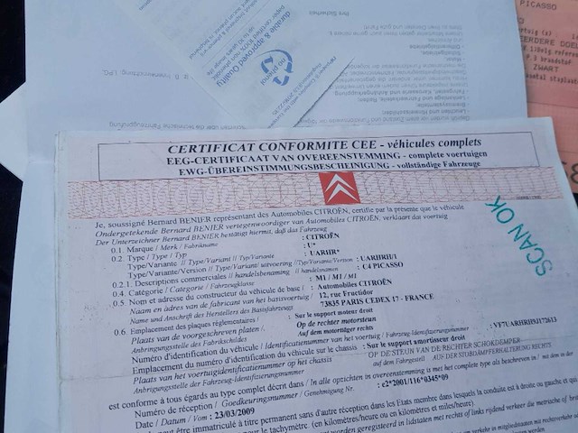 2009 citroen grand c4 picasso 7 - afbeelding 5 van  9