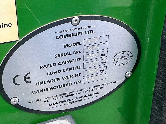 2009 combilift c4000n reach truck - afbeelding 13 van  14