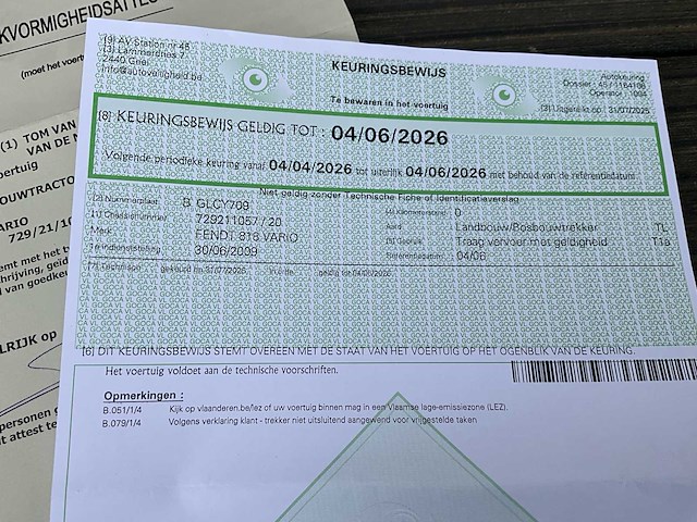 2009 fendt 818 vario tms - afbeelding 2 van  5