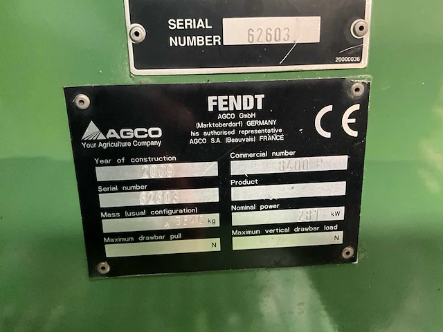 2009 fendt maaidorser - afbeelding 27 van  34