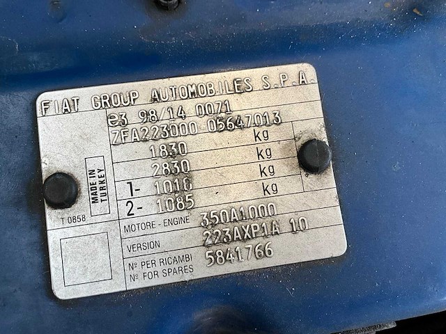 2009 fiat doblo - afbeelding 18 van  28