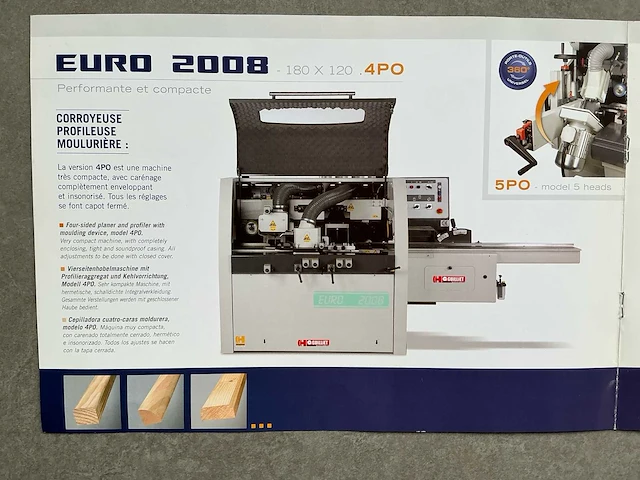 2009 guilliet euro2008 vierzijdige profileer- en schaafmachine - afbeelding 7 van  18