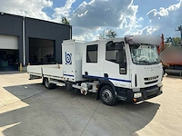 2009 iveco eurocargo 90e18 / 90e / 3.4 4x2 vrachtwagen dubbele cabine met open laadbak en materiaalkoffer - afbeelding 43 van  45