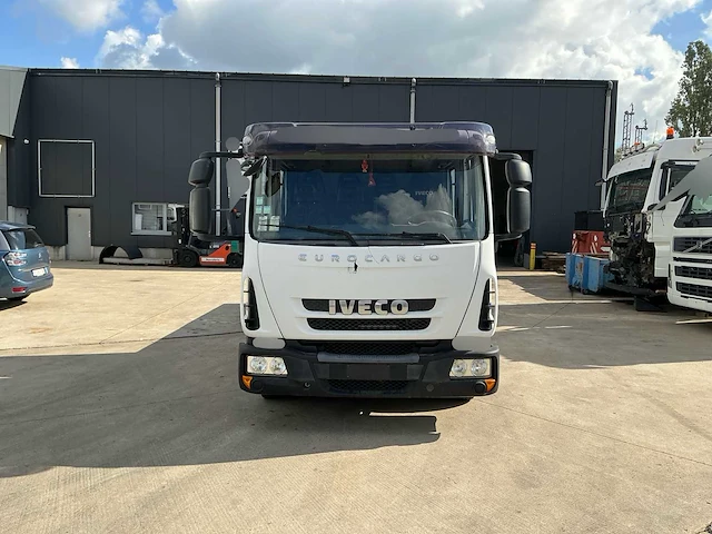 2009 iveco eurocargo 90e18 / 90e / 3.4 4x2 vrachtwagen dubbele cabine met open laadbak en materiaalkoffer - afbeelding 44 van  45