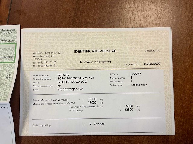 2009 iveco eurocargo vrachtwagen - afbeelding 30 van  38