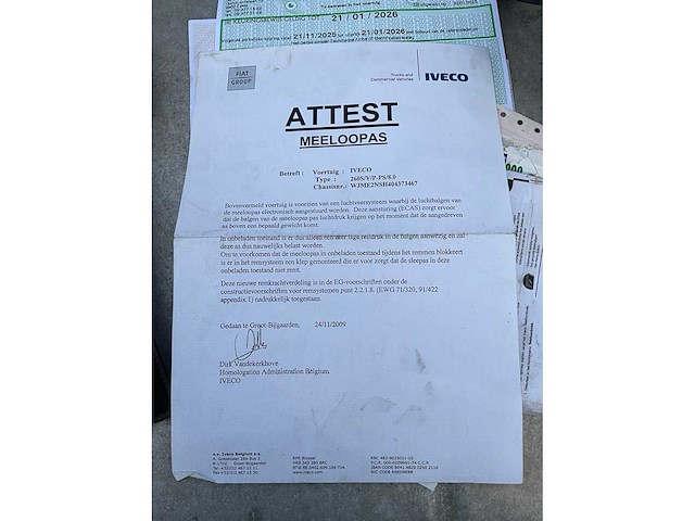 2009 iveco stralis vrachtwagen - afbeelding 32 van  41