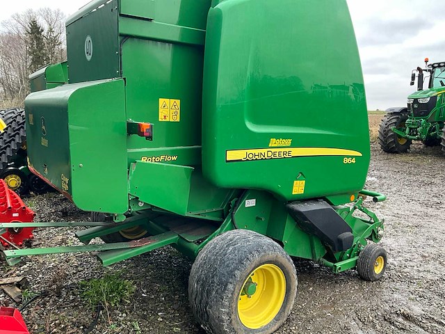 2009 john deere 864 roto flow ronde balenpers - afbeelding 3 van  8