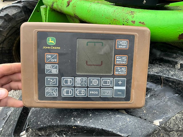 2009 john deere 864 roto flow ronde balenpers - afbeelding 7 van  8