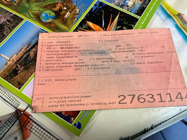 2009 kerenzo sk1560 aanhangwagen - afbeelding 20 van  30