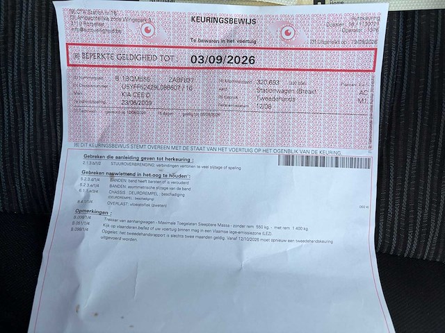 2009 kia cee’d personenauto - afbeelding 26 van  40