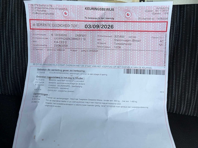 2009 kia cee’d personenauto - afbeelding 32 van  40