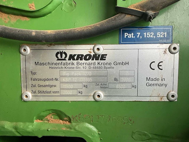 2009 krone big pack 1270 xc multi-bale balenbal - afbeelding 25 van  32