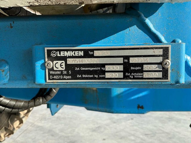 2009 lemken albatros 40/33 veldspuit - afbeelding 13 van  29