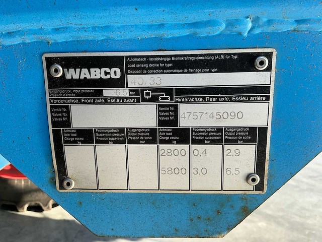 2009 lemken albatros 40/33 veldspuit - afbeelding 16 van  28