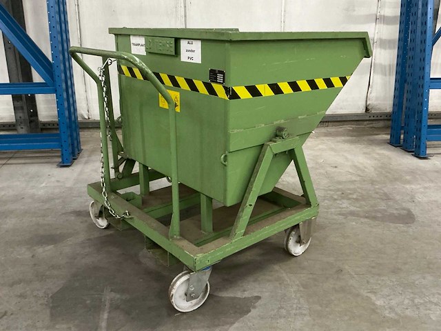 2009 lenaerts- blommaert lt0450/b3473 silo-/kiepcontainer - afbeelding 2 van  6